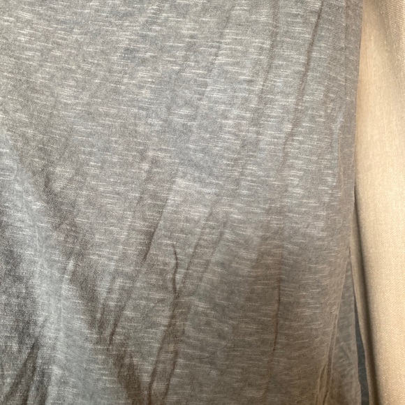 Made in Italy Muted Blue Linen Short Sleeve Top Shirt Sz Medium - Picture 5 of 7